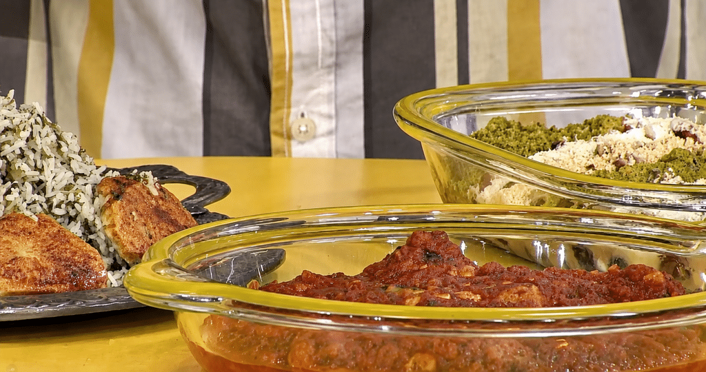 آموزش سبزی پلو با خورش ماهی جنوب – بهاره سلامات