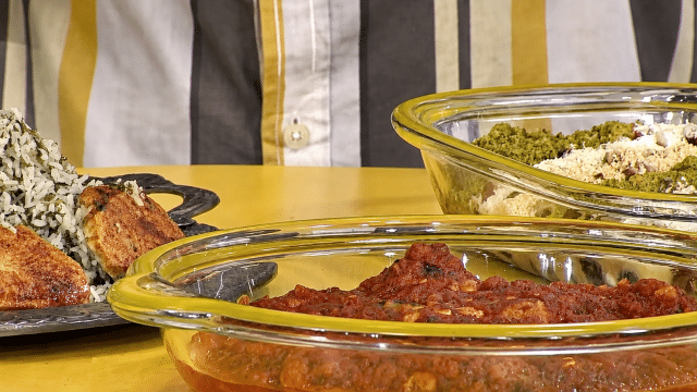 آموزش سبزی پلو با خورش ماهی جنوب – بهاره سلامات